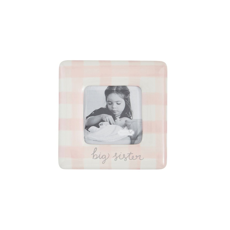 Mud Pie Gingham Frame Big Sis