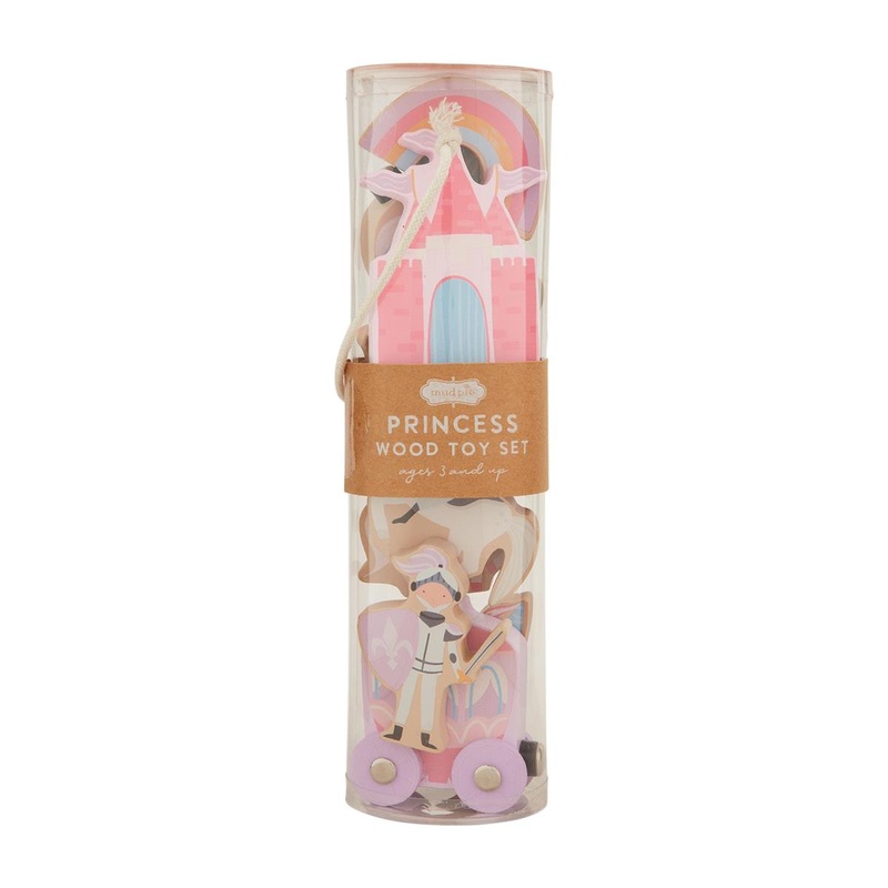 Mud Pie Princess Toy Wood Set