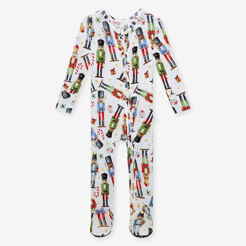 Posh Peanut Nutcracker - Footie Zippered One Piece Newborn