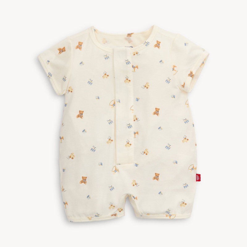 Magnetic Me Lullaby Lane Modal Short Sleeve Romper 0-3M