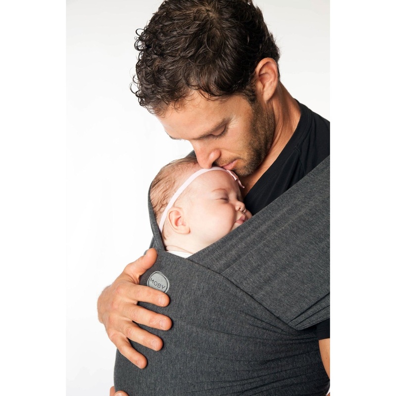 Moby Wrap Bamboo Baby Carrier, Charcoal