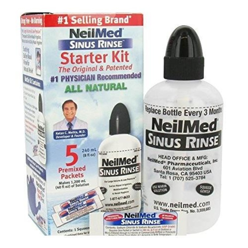 NeilMed Sinus Rinse Start Kit - 2 Pack (10 Packs)