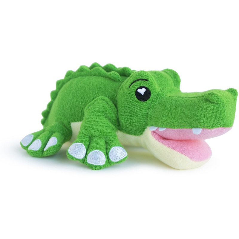 SoapSox Animal Antimicrobial Terry Cloth Bath Sponge, Hunter the Gator