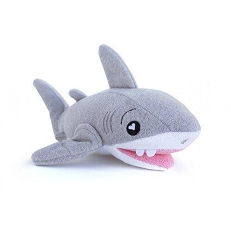 SoapSox Animal Antimicrobial Terry Cloth Bath Sponge, Tank the Shark
