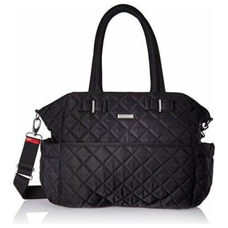 Storksak Black Bobby Quilted Shoulder Bag Diaper Bag