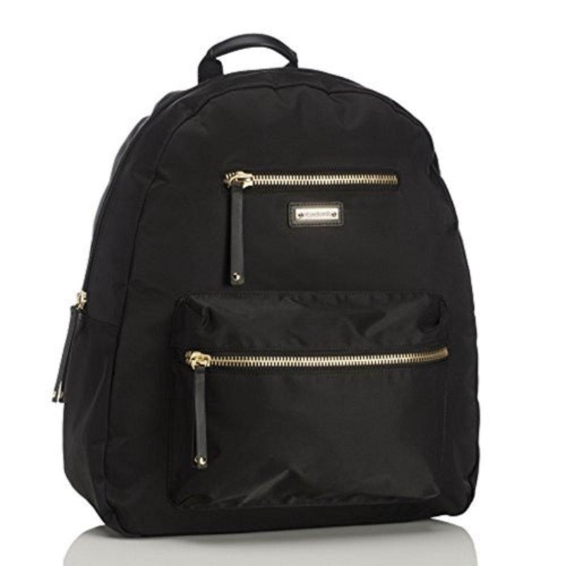 StorkSak Black Charlie Backpack Diaper Bag