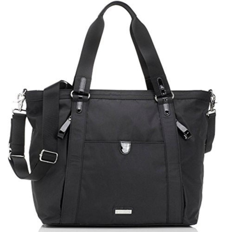 Storksak Black Cleo Shoulder Bag Diaper Bag