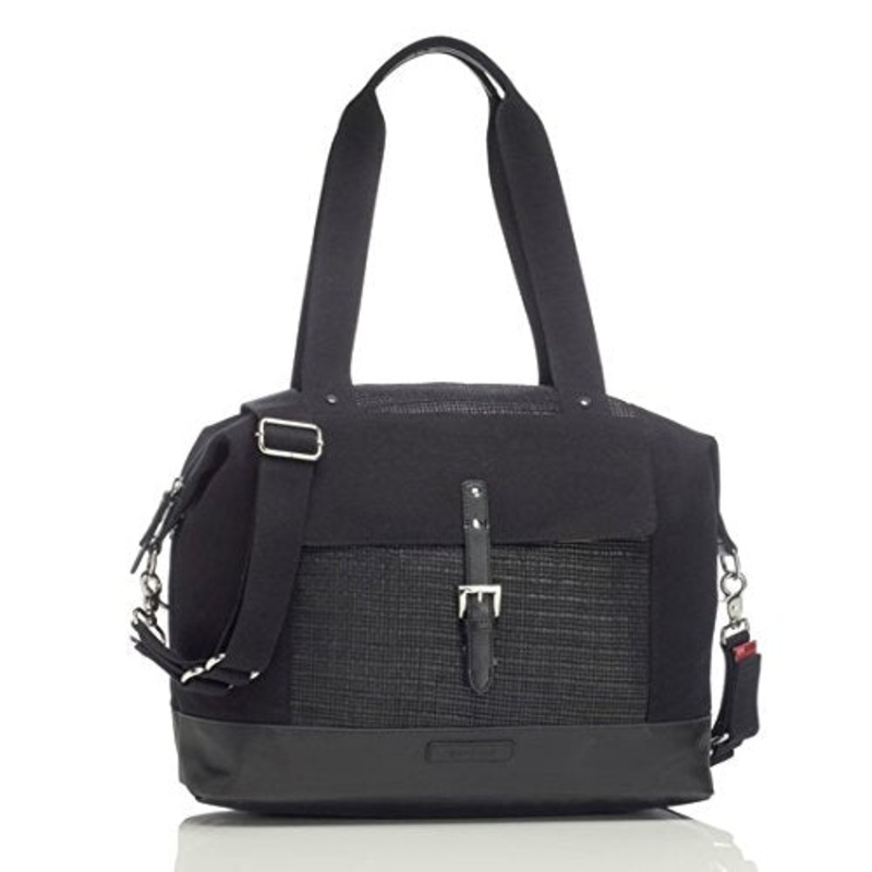 Storksak Black Jude Convertible Backpack Diaper Bag