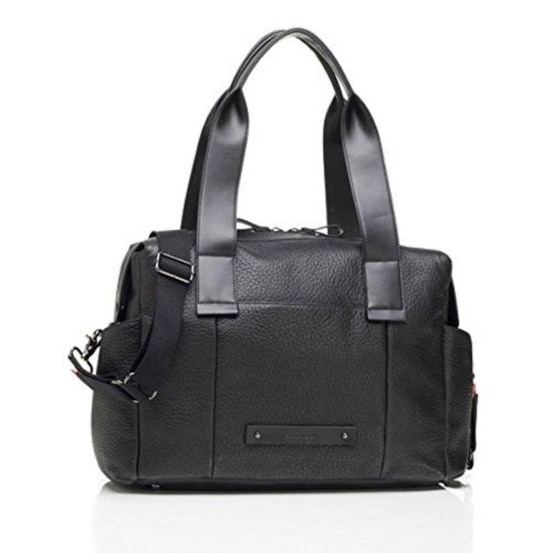 Storksak Black Kym Diaper Shoulder Bag, One Size