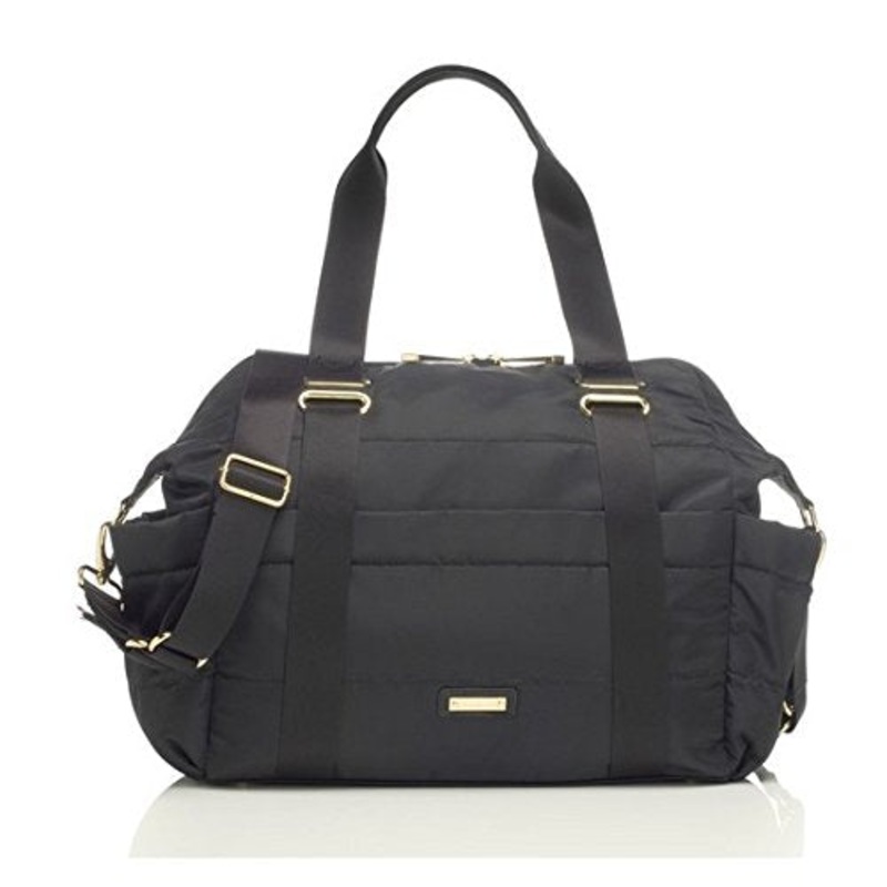 Storksak Black Sandy Diaper Bag