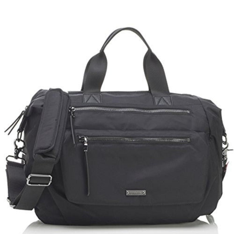 Storksak Black Seren Convertible Shoulder Backpack, One Size