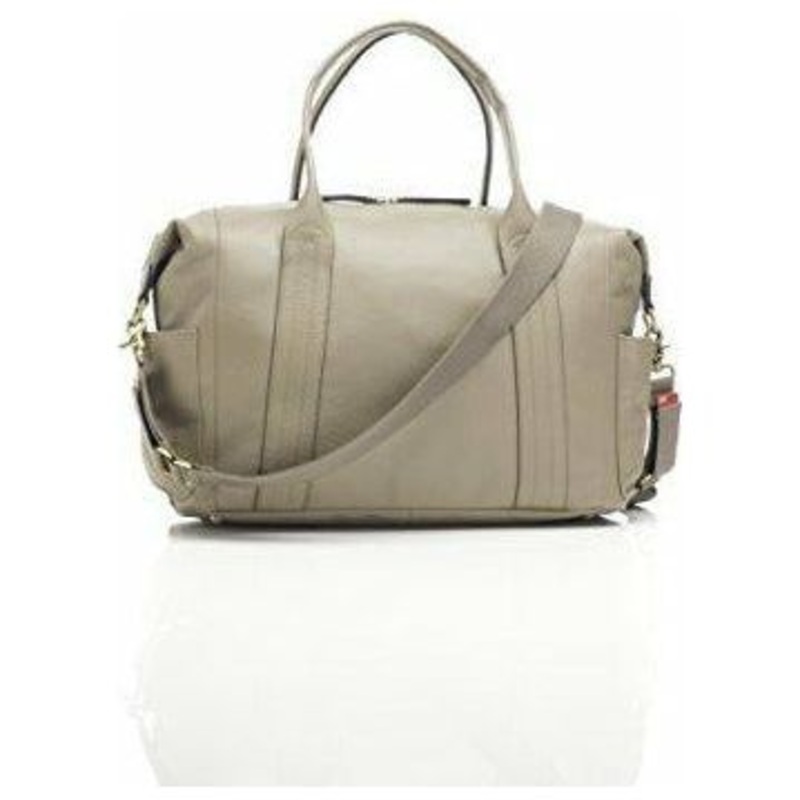 Storksak Clay Charlotte Leather Shoulder Bag Diaper Bag