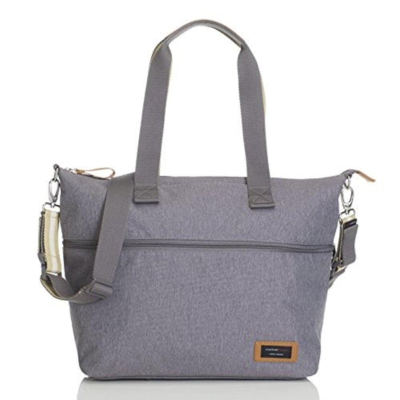 Storksak Gray Travel Expandable Tote Diaper Bag, One Size
