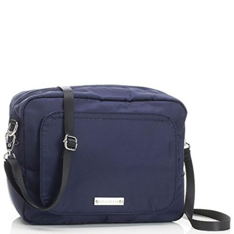 Storksak Navy Mini Fix On-the-Go Clutch Diaper Bag