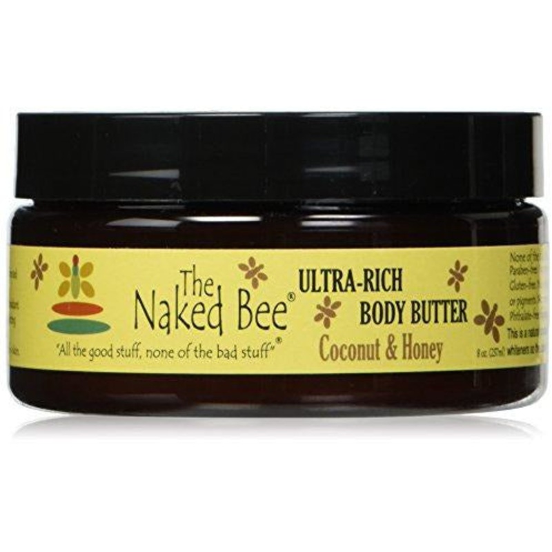 The Naked Bee Coconut Honey Body Butter, 8 Ounce