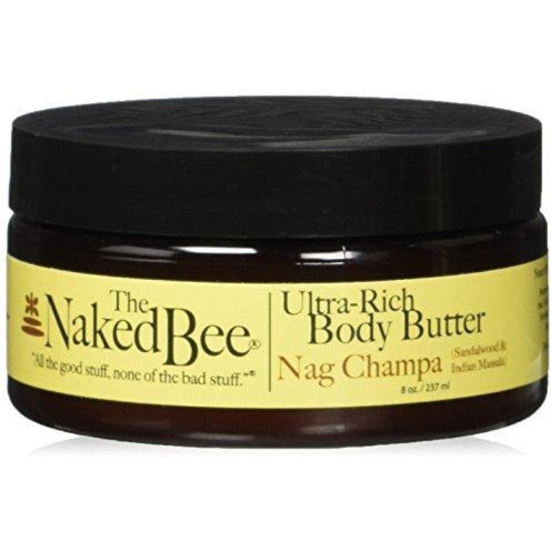 The Naked Bee Nag Champa Hand and Body Butter, 8 Ounces
