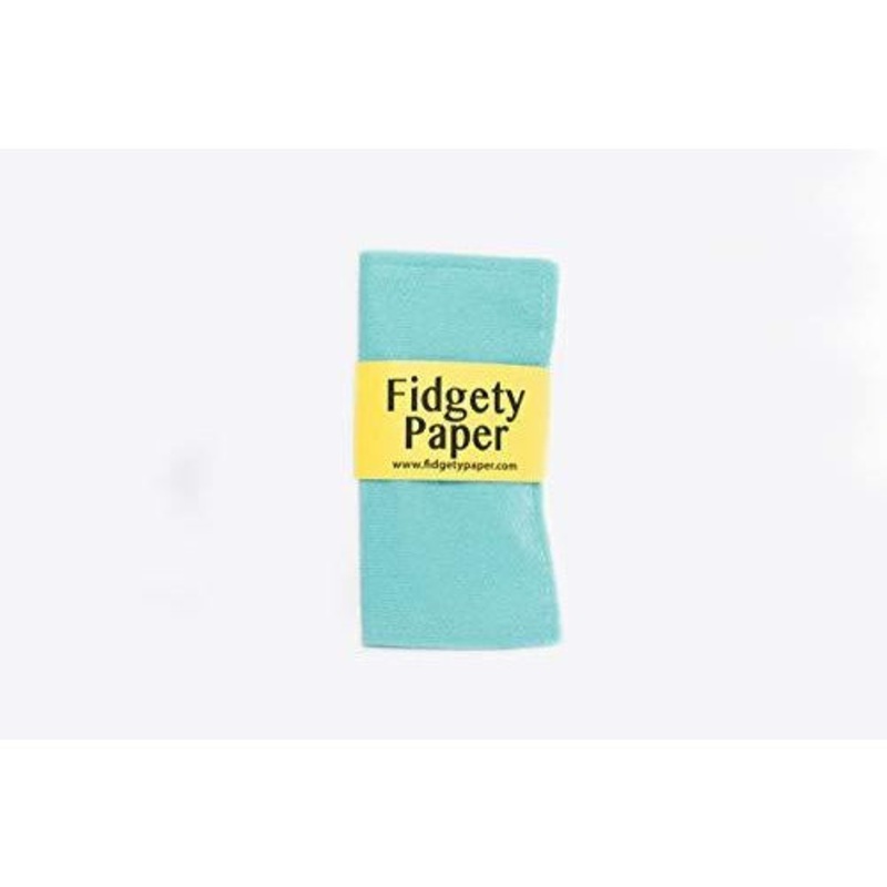 Baby Paper Turquoise Pocket Fidget Paper