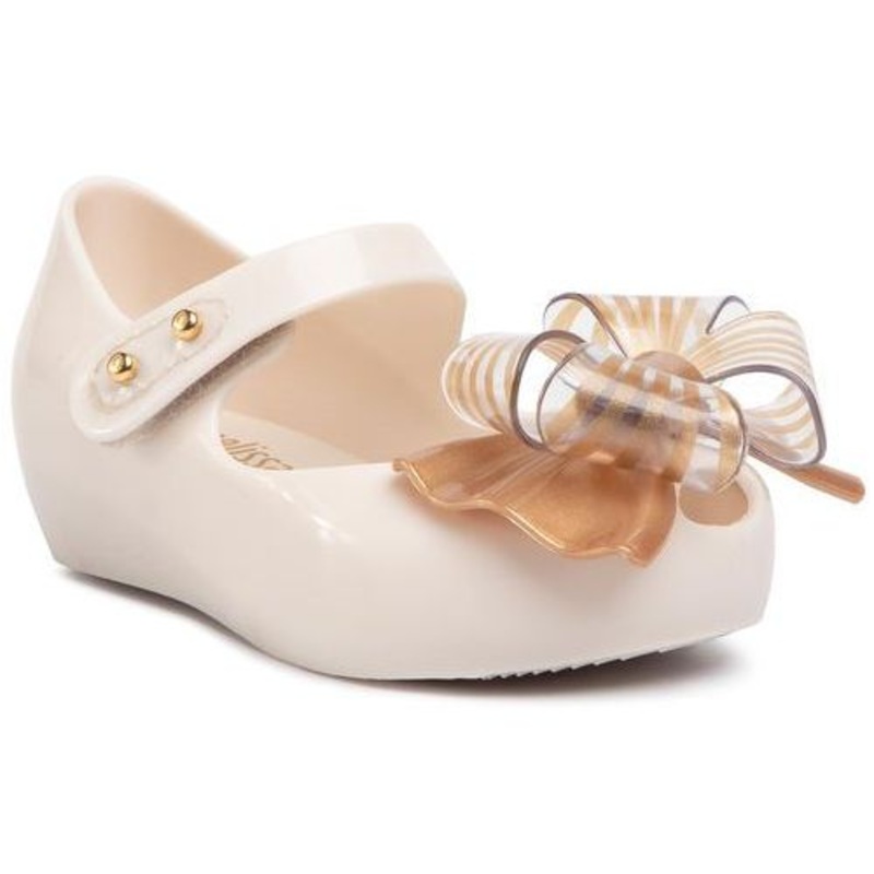Mini Melissa Ultragirl Sweet VI Beige Gold Size 7
