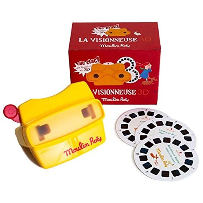 Moulin Roty 3-D Viewer with 3 Story Disks