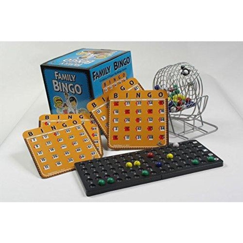 The Original Toy Company Regal Games Family Bingo Set with Shutter Slide Cards