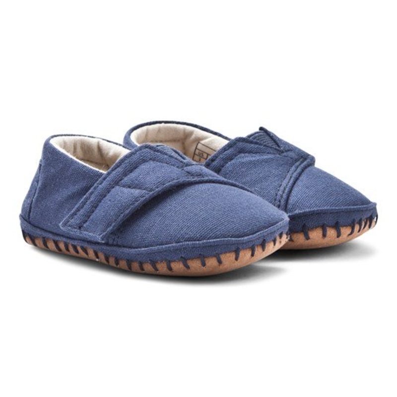 TOMS Navy Whip Stitch Canvas Crib Alpargata Shoes