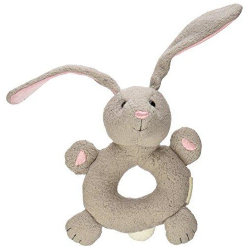Apple Park Bunny Soft Teething Ring Baby Toy