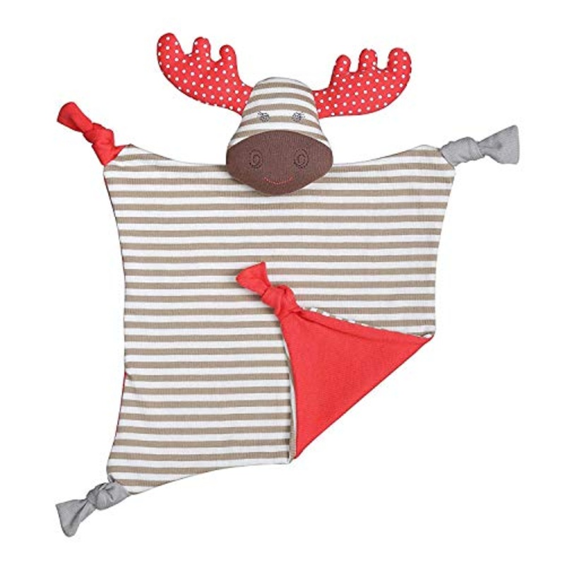 Apple Park Margeaux Moose Organic Farm Buddies Blankie