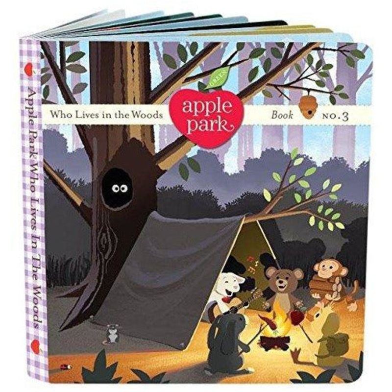 Apple Park Organic Board Book Who Lives In The Woods
