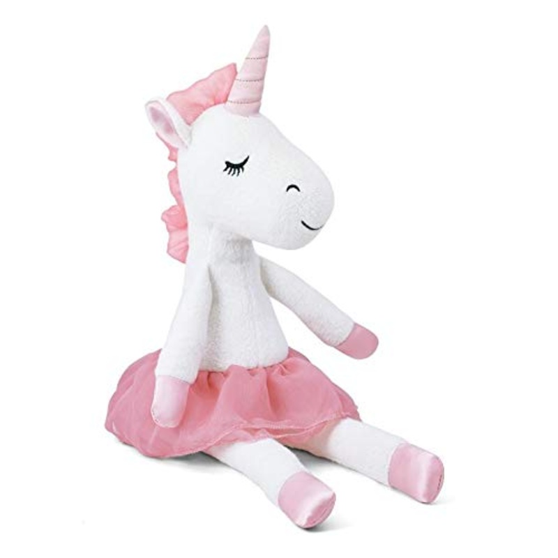 Apple Park Small Pink Unicorn Plush Toy