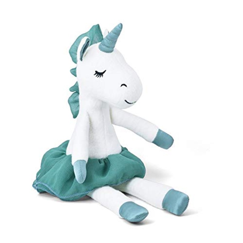 Apple Park Small Teal Unicorn Plush