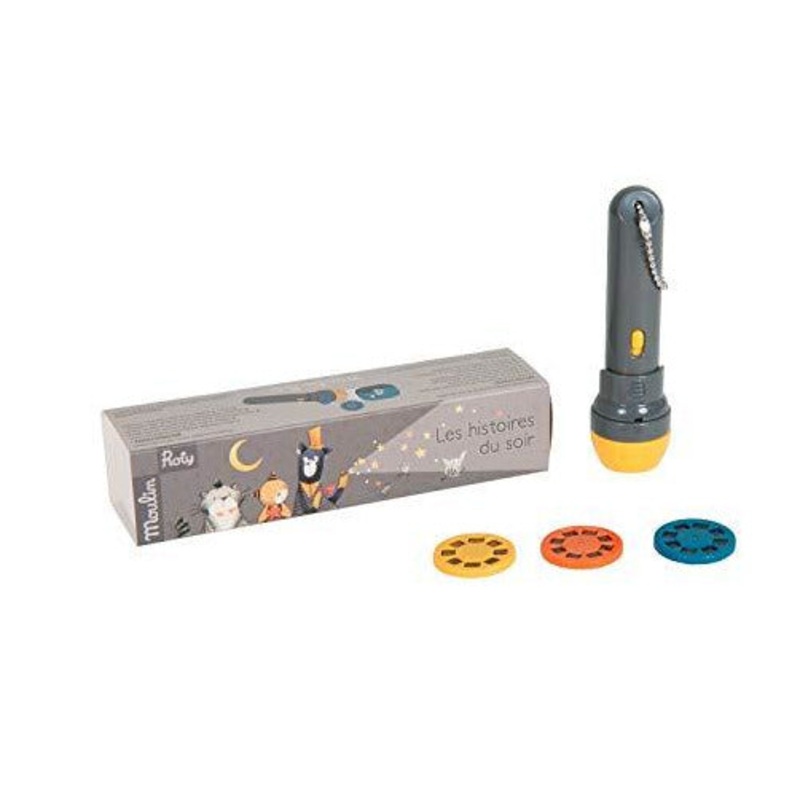 Moulin Roty Les Moustaches Story Book Flashlight
