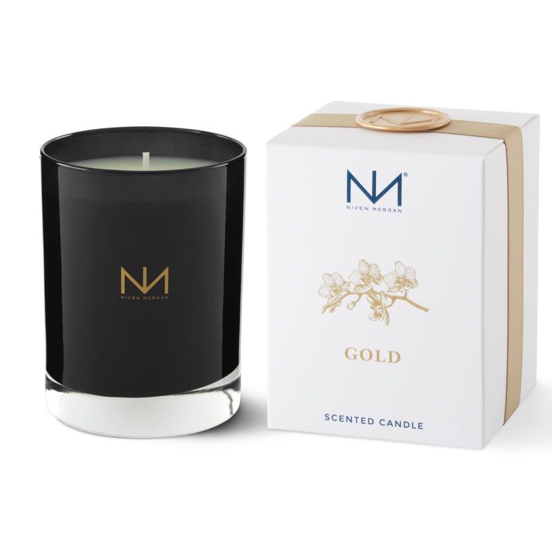 Niven Morgan-Gold Candle, 11oz