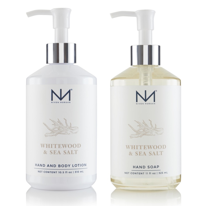 Niven Morgan Whitewood & Sea Salt Hand and Lotion Set