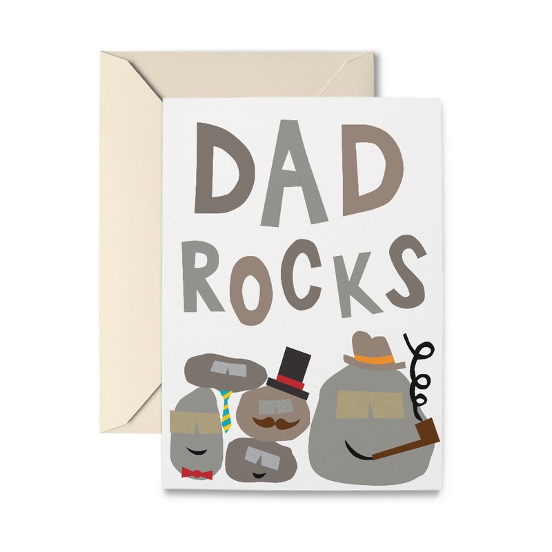 R. Nichols-Father's Day Rocks Greeting Card