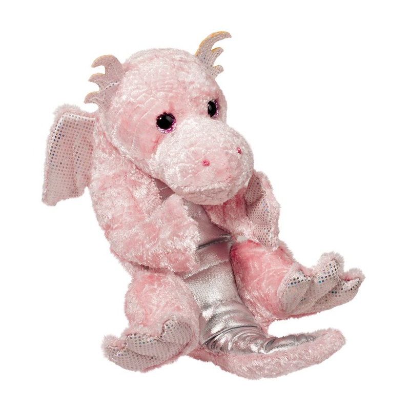 Douglas Pink Dragon Lil' Handful Plush Pink Dragon Lil' Handful