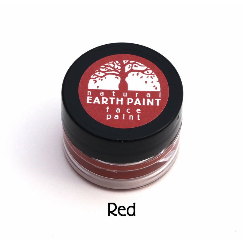 Natural Earth Paint Face Paint Red