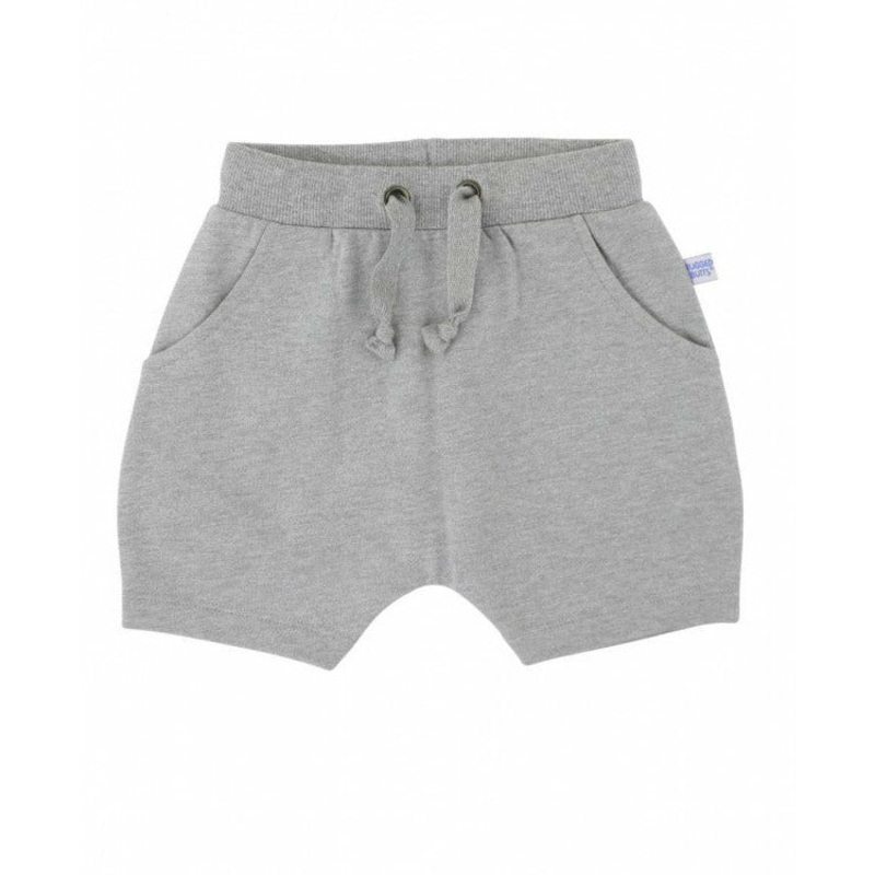 Rugged Butts Heather Gray Jogger Shorts 3-6M