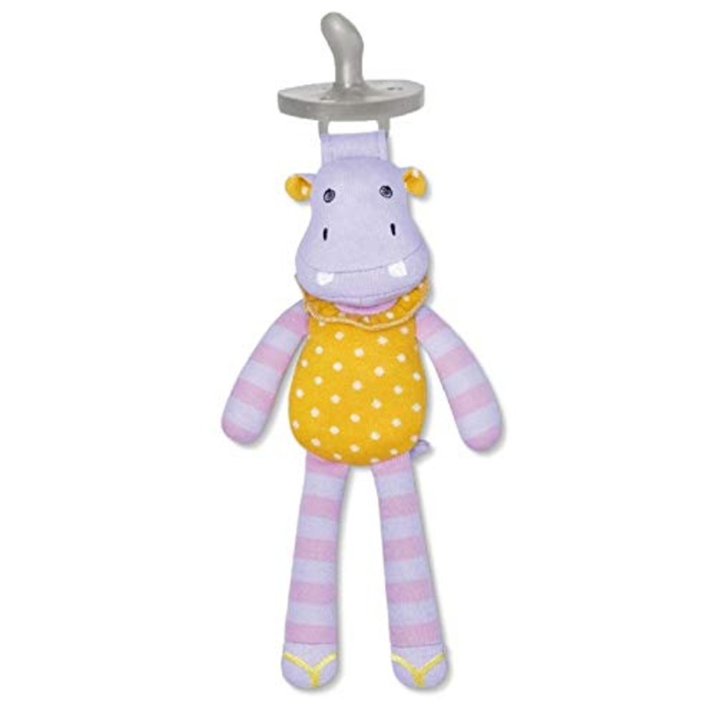 Apple Park Coco Hippo Pacifier Buddy