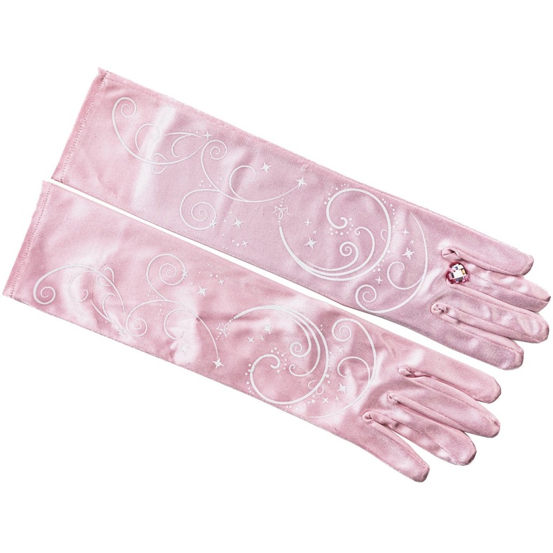 Great Pretenders USA Princess Swirl Gloves, Light Pink