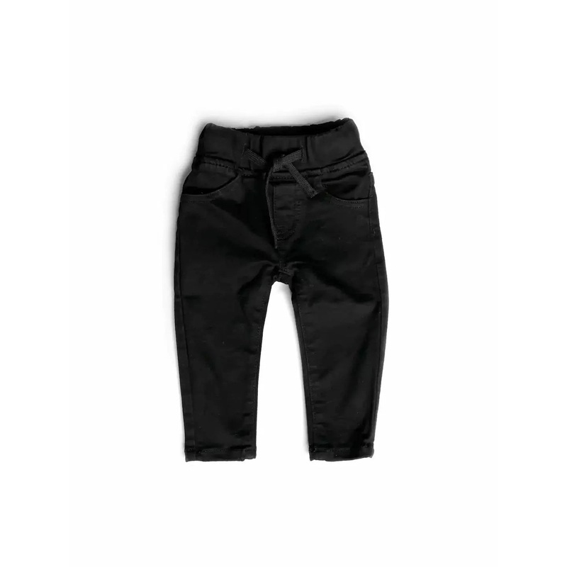 Little Bipsy Black Denim 7-8M