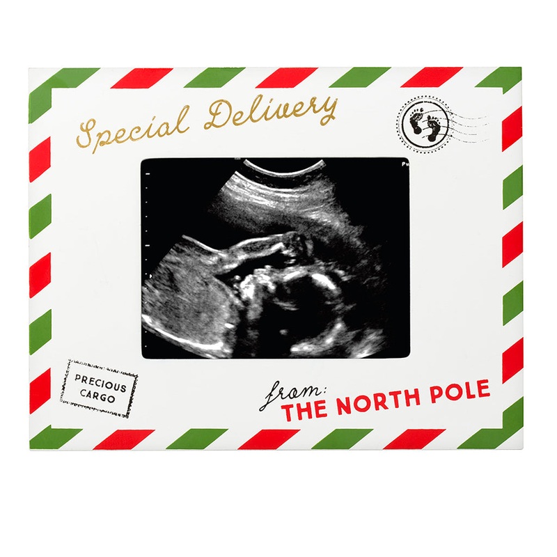 Pearhead Special Delivery Sonogram Holiday Picture Frame