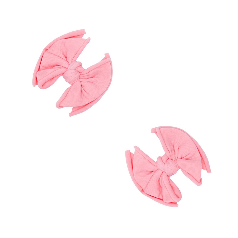 Baby Bling Bows 2Pk Baby Fab Clips, Zinnia