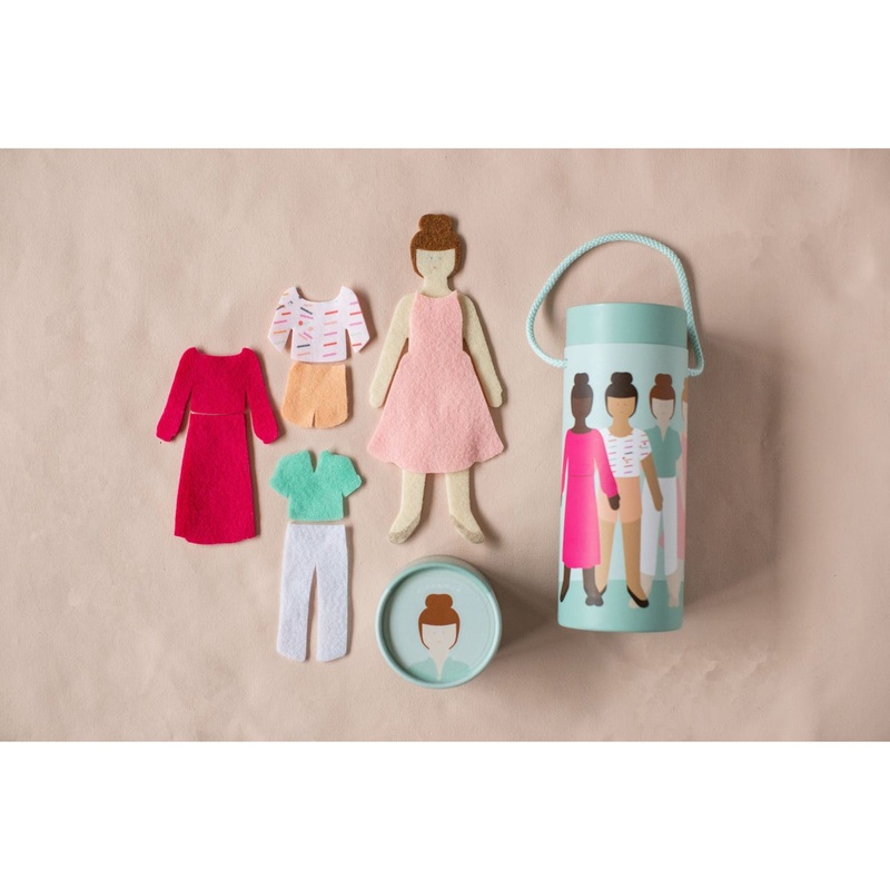 Lowercase Toys Felt Doll Starter Girl - Cinnamon