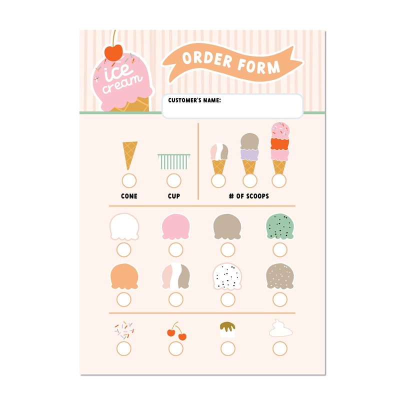 Magic Playbook Ice Cream Shop Notepad