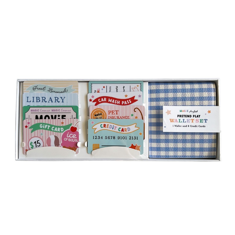 Magic Playbook Pretend Play Wallet + Credit Card Set