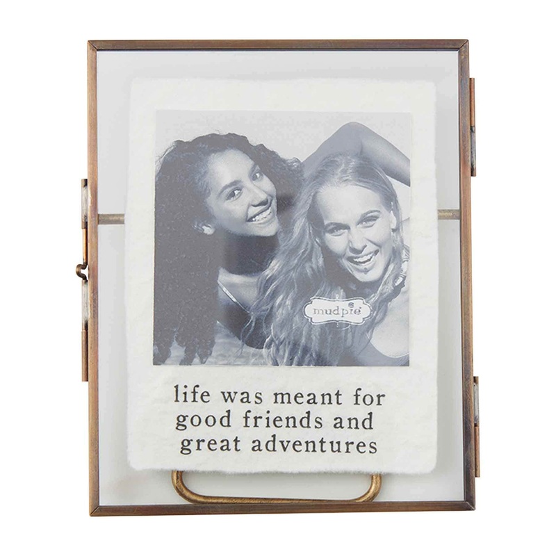 Mud Pie Friends Glass Picture Frame