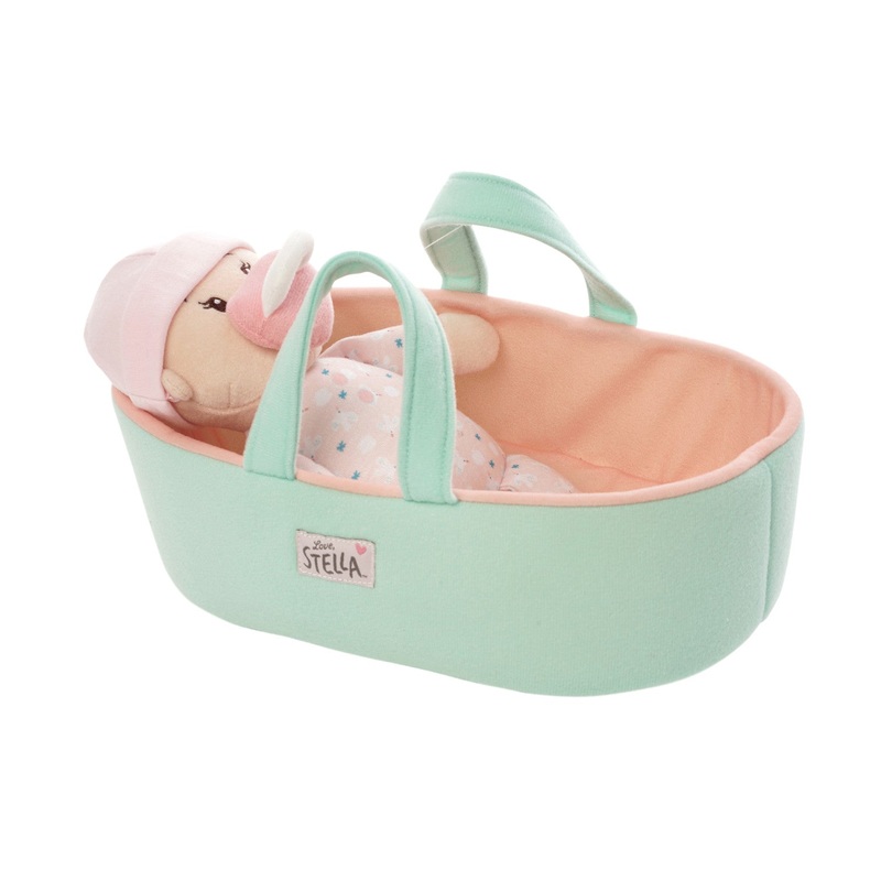 Manhattan Toy Love, Stella My First Doll Peach & Bassinet