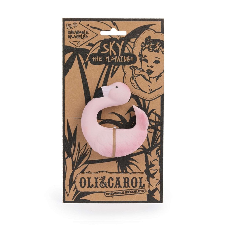 Oli & Carolsky The Flamingo Baby Teether