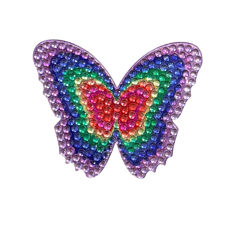 Stickerbeans Multicolor Butterfly Sticker