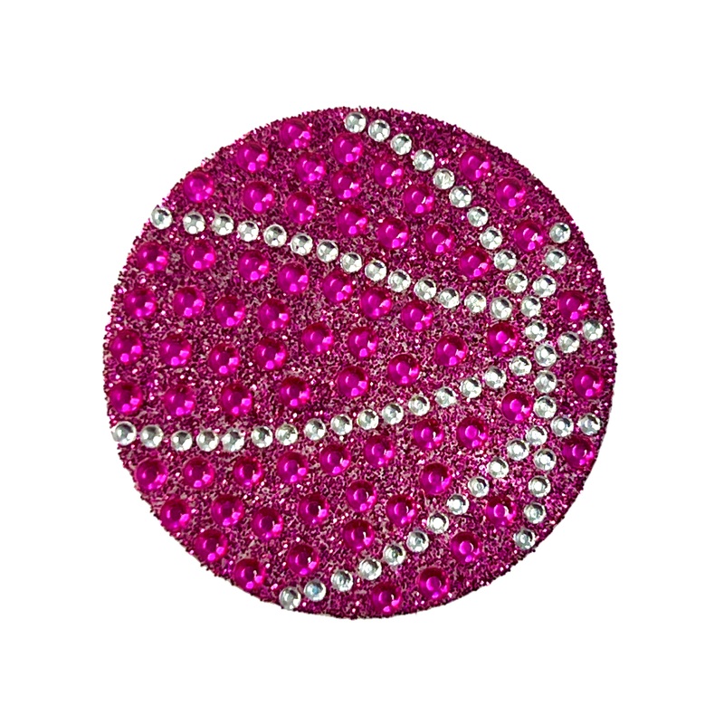 Stickerbeans Pink Basketball Sticker